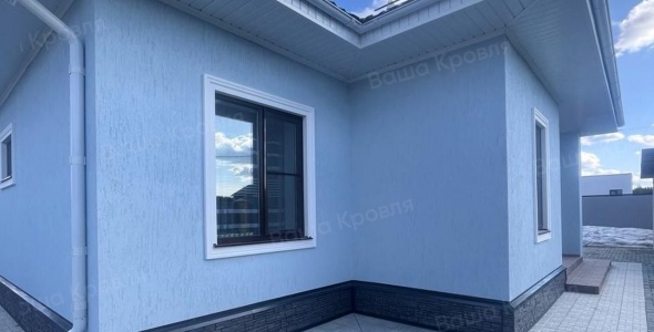 Обшивка цоколя панелями Docke STEIN