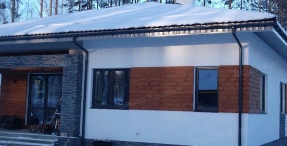 Монтаж пластиковой водосточной системы Docke