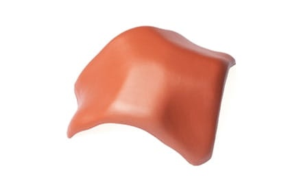 Вальмовая черепица Braas Рубин 11V Ангоб медный