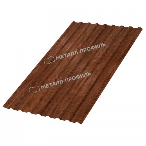 Профнастил МП-20x1100-R (ECOSTEEL-01-МореныйДуб-0,5)