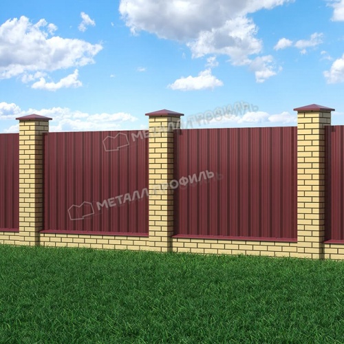 Профнастил НС-35x1000-B (ПЭ-01-3005-0,45)