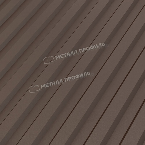 Профнастил МП-10x1100-B (VikingMP-01-8017-0,45)