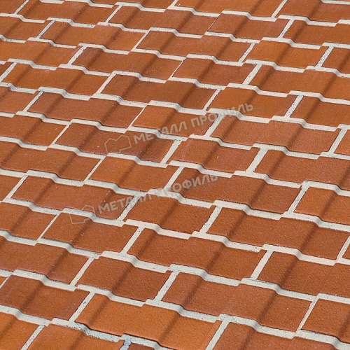 Профнастил С-8x1150-B (ECOSTEEL-01-Кирпич-0,5)