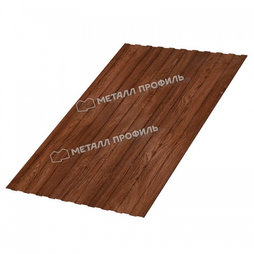 Профнастил С-8x1150-A (ECOSTEEL-01-МореныйДуб-0,5)