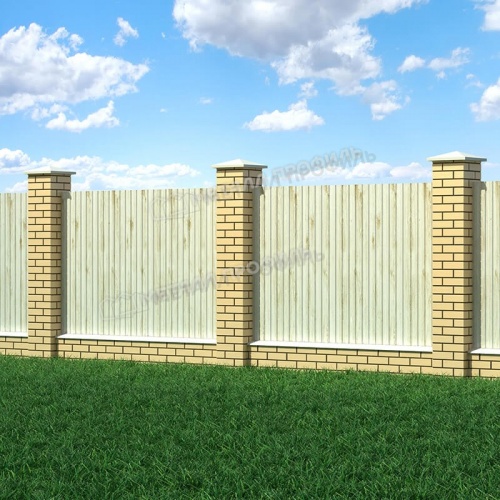 Профнастил МП-10x1100-A (ECOSTEEL_MA-01-Беленый Дуб-0,5)