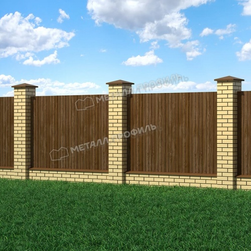 Профнастил МП-10x1100-B (ECOSTEEL_MA-01-МореныйДуб-0,5)