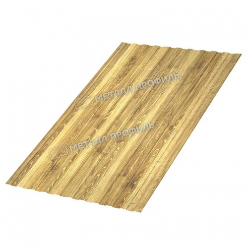 Профнастил С-8x1150-B (ECOSTEEL_T-01-ЗолотойДуб-0,5)