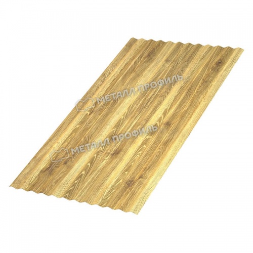 Профнастил МП-18x1100-A (ECOSTEEL_T-01-ЗолотойДуб-0,5)