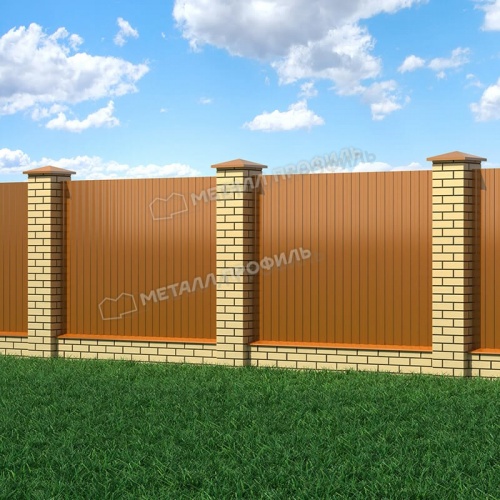 Профнастил С-8x1150-A (AGNETA_Д-03-Copper-0,5)