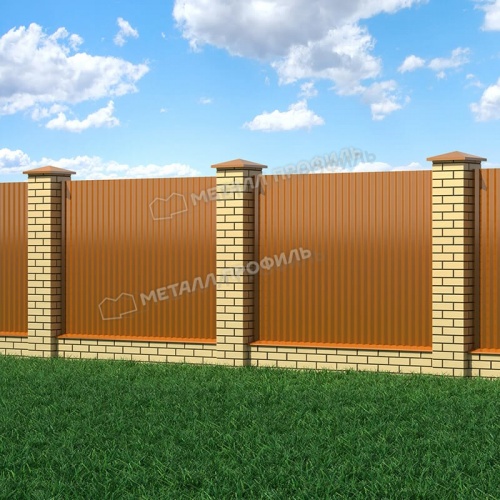 Профнастил МП-18x1100-B (AGNETA_Д-20-Copper-0,5)