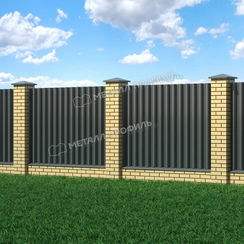 Профнастил Н-75x750-B (ПЭ-01-7024-0,7)