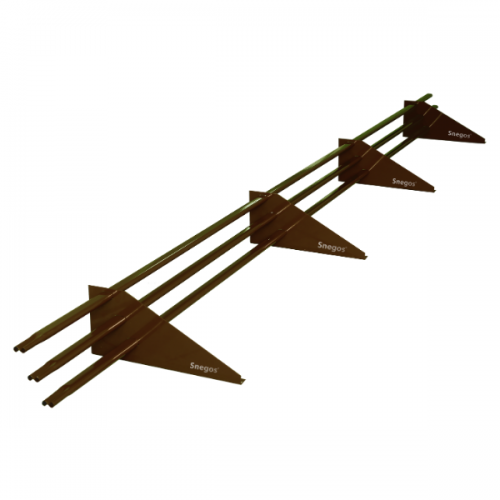 Снегозадержатель Snegos Люкс RAL 8017