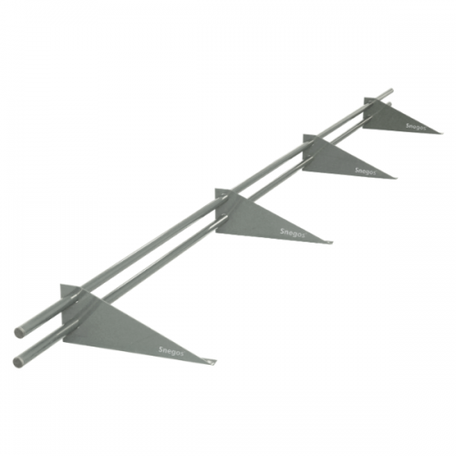 Снегозадержатель Snegos Эконом RAL 7004