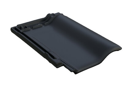 Керамическая черепица Braas Рубин 9V Ангоб Антрацит