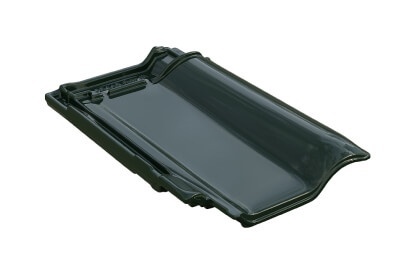 Керамическая черепица Braas Рубин 13V Топ-глазурь Зеленая ель