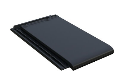 Керамическая черепица Braas Турмалин Ангоб Антрацит