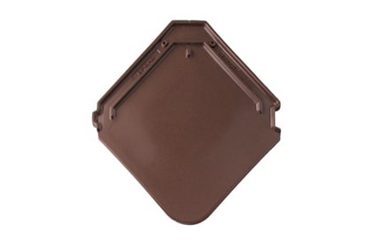 Керамическая черепица Braas Изумруд Глазурь Каштан