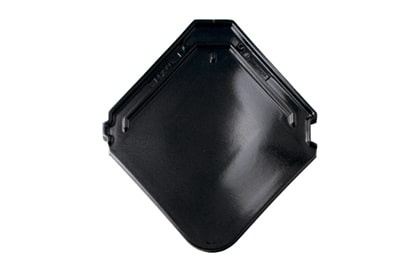 Керамическая черепица Braas Изумруд Топ-глазурь Черный кристалл