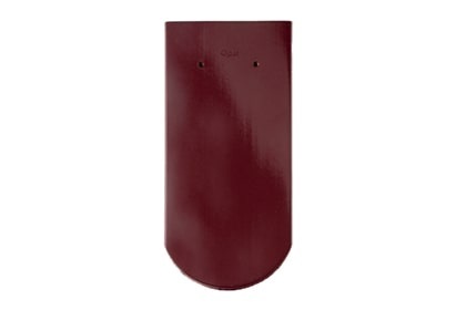 Керамическая черепица Braas Опал Глазурь Красный бук