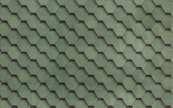 Гибкая черепица Shinglas Ультра Самба Малахит