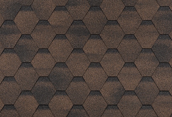 Гибкая черепица Shinglas Финская Соната Коричневый