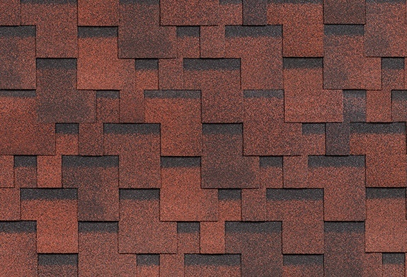 Гибкая черепица Shinglas Финская Аккорд Красный