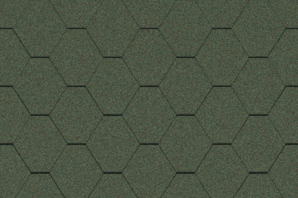 Гибкая черепица Icopal Плано Натур Зеленый лес