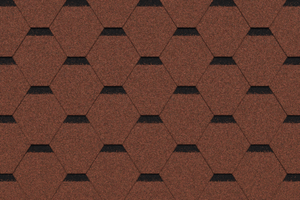 Гибкая черепица Icopal Плано Тема Кирпично-красный