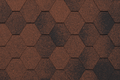 Гибкая черепица Icopal Плано Антик Кирпично-красный