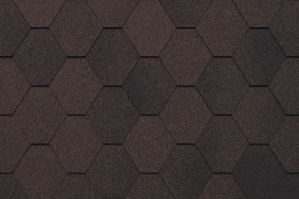 Гибкая черепица Icopal Плано Антик Натурально-коричневый