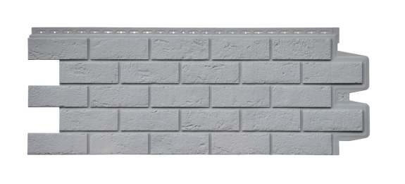 Фасадные панели GL СОСТАРЕННЫЙ КИРПИЧ, Стандарт, СЕРЫЙ