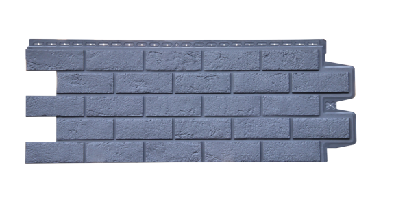 Фасадные панели GL СОСТАРЕННЫЙ КИРПИЧ, Стандарт, ГРАФИТ