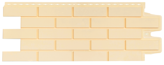 Фасадные панели GL КЛИНКЕРНЫЙ КИРПИЧ, Стандарт, БЕЖЕВЫЙ