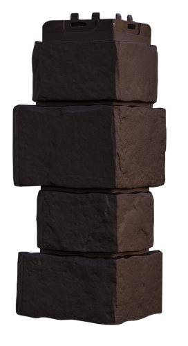 УГОЛ GL КРУПНЫЙ КАМЕНЬ, Стандарт ШОКОЛАДНЫЙ