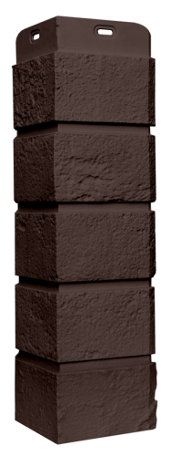 УГОЛ GL, СОСТАРЕННЫЙ КИРПИЧ, Стандарт ШОКОЛАДНЫЙ