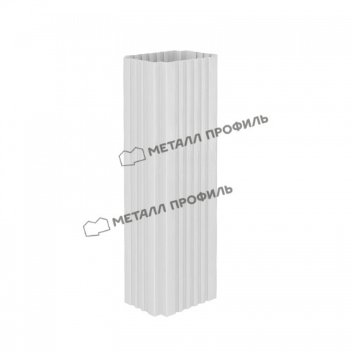 Труба водосточная МП Бюджет 76х102х2000 (9003)