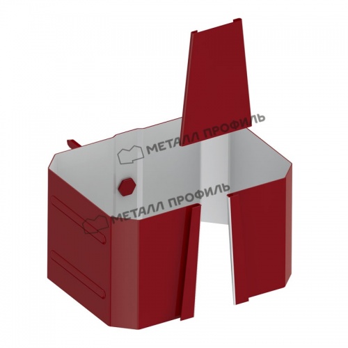 Держатель трубы на кирпич МП Бюджет 76х102 (3011)