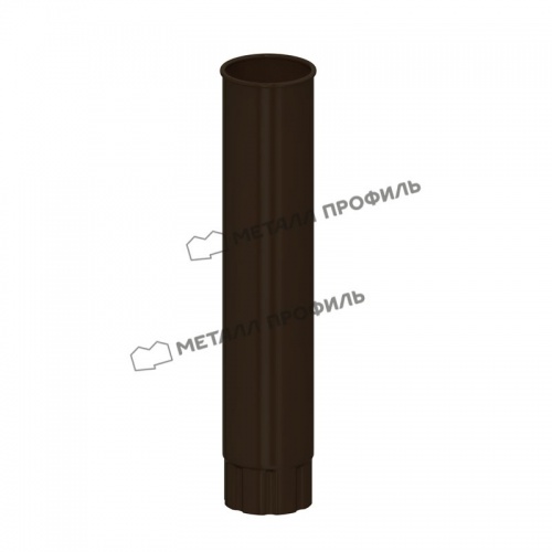 Труба соединительная МП Foramina Freeze D100х1000 DarkBrown