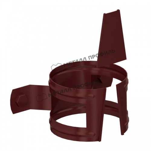 Держатель трубы D100 на дерево (8017) МеталлПрофиль Foramina PUR