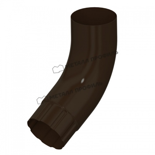 Колено трубы МП Foramina Freeze D100 DarkBrown
