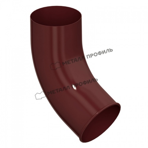 Колено сливное 60° D100  (8017) МеталлПрофиль Foramina PUR