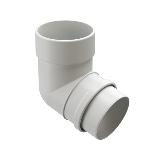 Колено 72˚ Docke LUX Пломбир