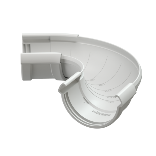 Угол желоба регулируемый Docke LUX Пломбир