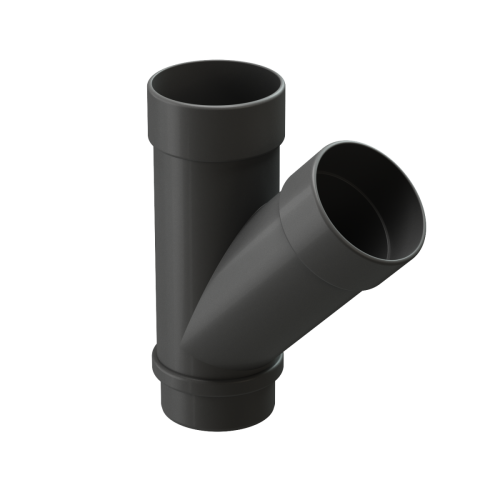 Тройник 45˚ Docke LUX Графит