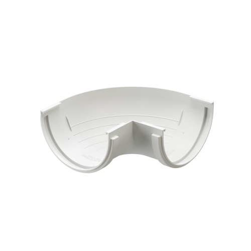 Угловой элемент желоба 90° внешний Docke STANDARD Белый