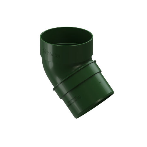 Колено трубы 45° Docke STANDARD Зеленый
