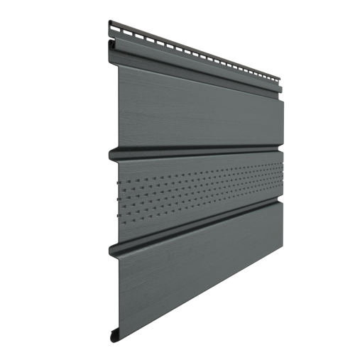 Софит Docke Premium, с центральной перфорацией, графит