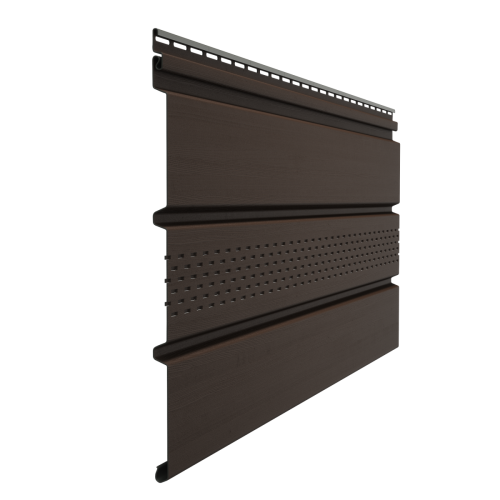 Софит Docke Premium, с центральной перфорацией, шоколад