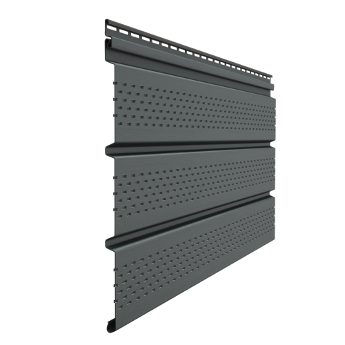 Софит Docke Premium, с полной перфорацией, графит