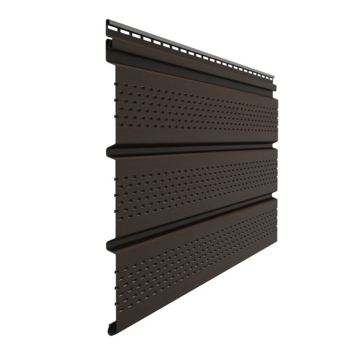 Софит Docke Premium, с полной перфорацией, шоколад